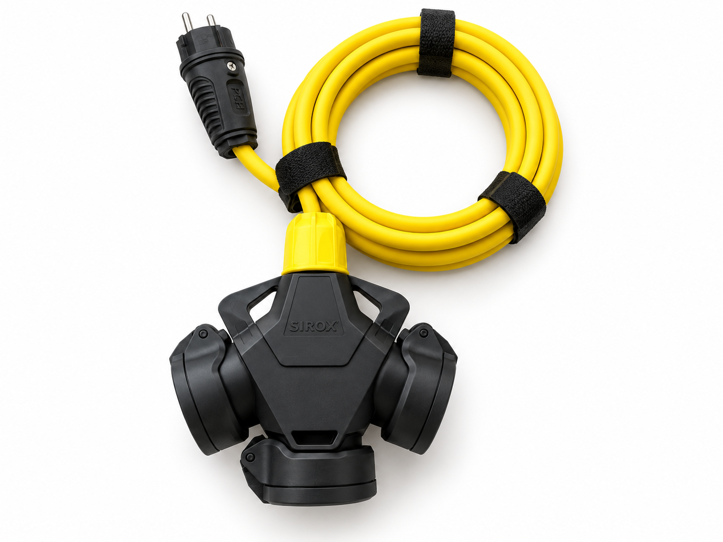Extension cord with emergency off switch