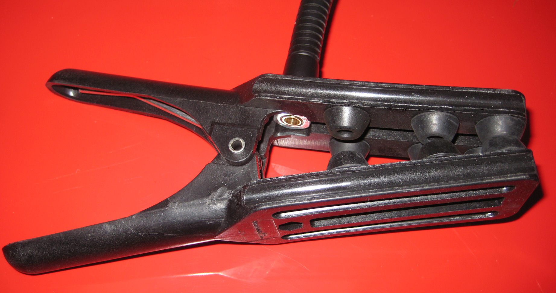 Clamp pliers with flex arm 480mm and cross handle